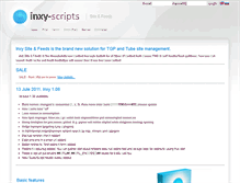 Tablet Screenshot of inxy-scripts.com